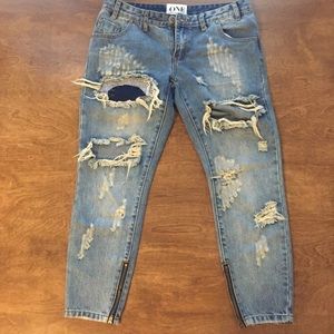 ONE Teaspoon denim pants 28